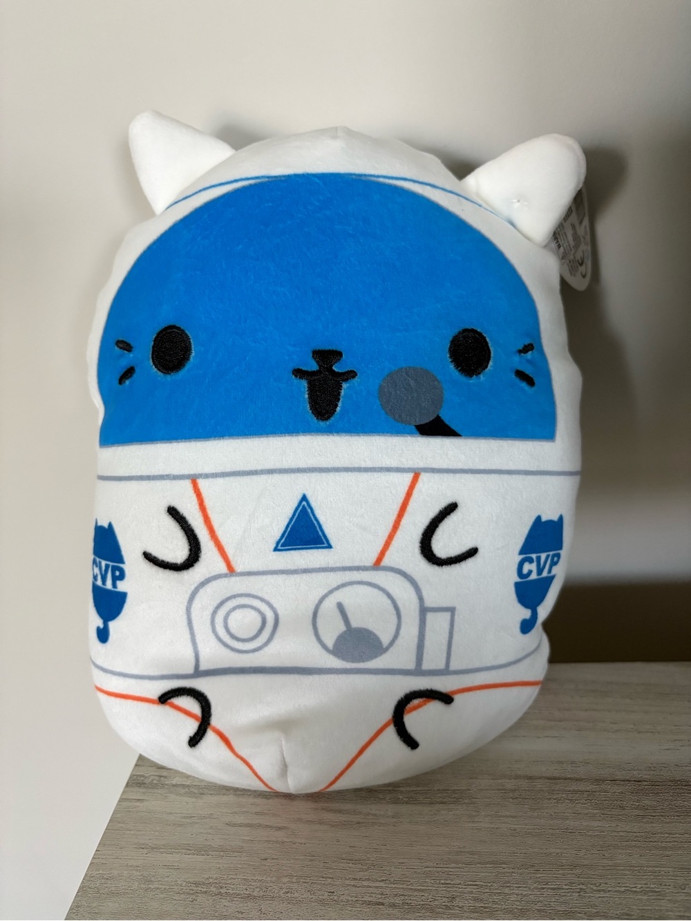 NWT Cats vs Pickles Astro Cat Jumbo Beanbag Plush - About 8” Tall
